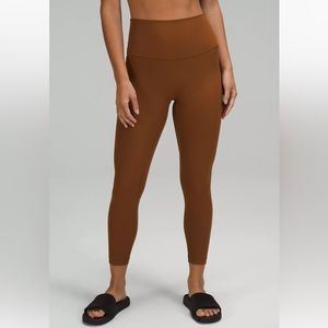 NWT lululemon align ribbed high rise 25 in pants